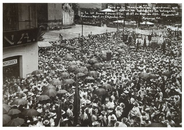 Manifestación deDelegados 27 de Sep. 1932